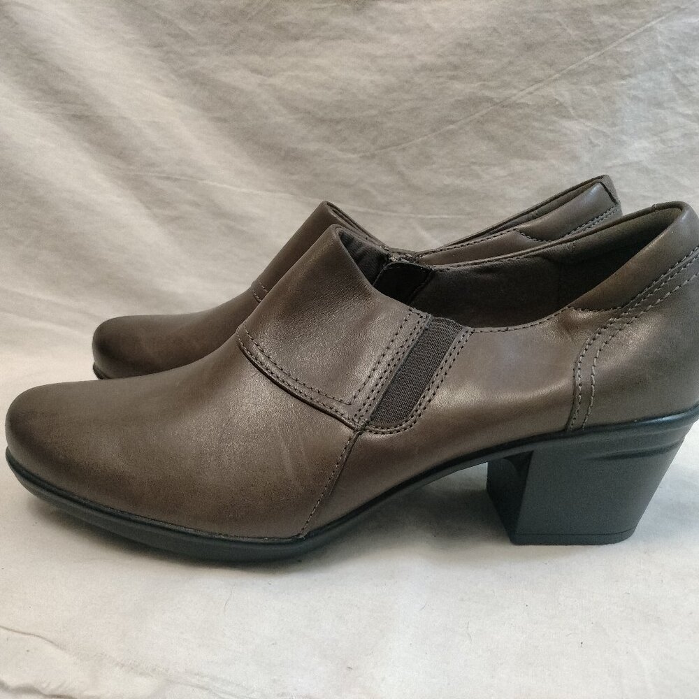 Clarks Emslie Craft Closed Toe Mules/Ankle Booties NWOT
